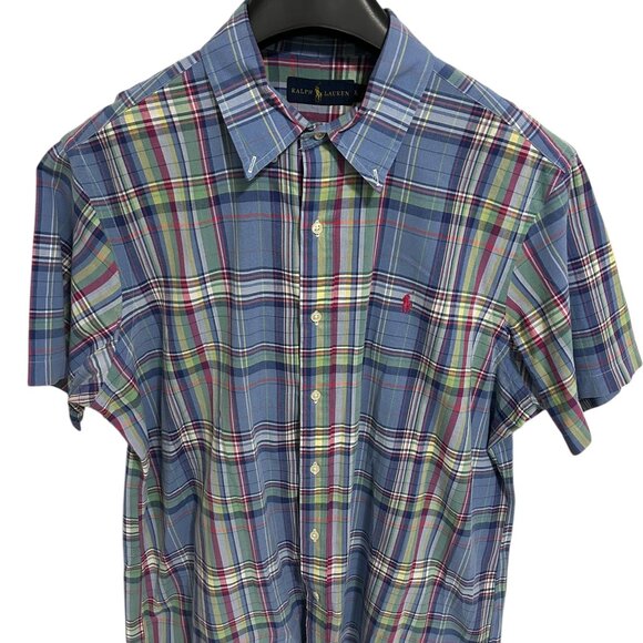 Ralph Lauren Other - Ralph Lauren Short Sleeve Button Up Shirt Men's Size XL Plaid Multicolor